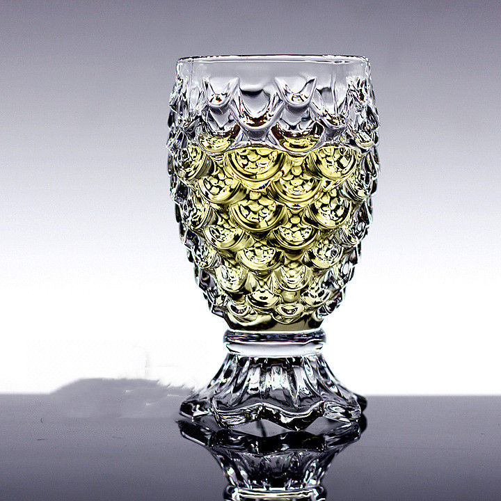 Goldfish Scales Food Grade Glass Cup