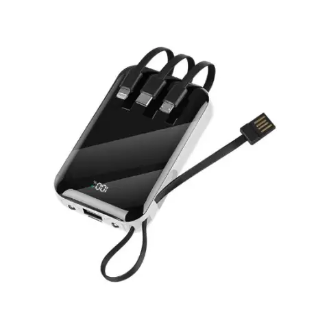 Portable Power Bank with Fast & Wireless Charging