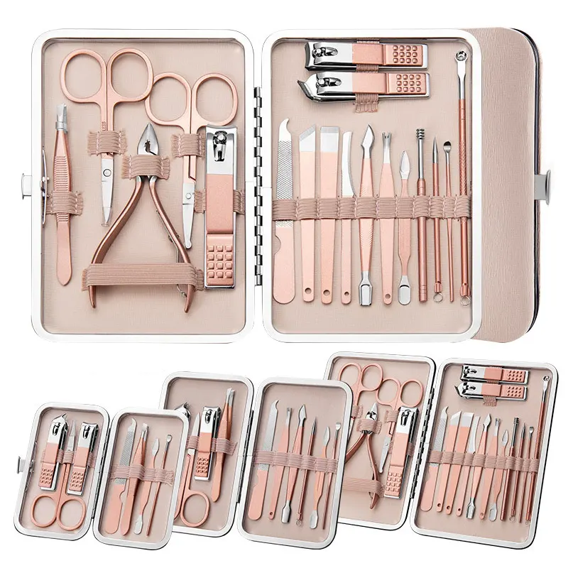 Professional Scissors Nail Clippers Set Ear Spoon Dead Skin