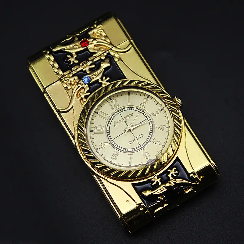 Personality Running Lamp Inflatable Watch Windproof Lighter