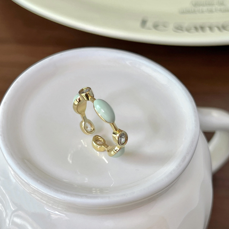 Unique Purple Butterfly Enamel Ring, High-end Texture Chic Minimalist Style, Anti-tarnish Daily Wear