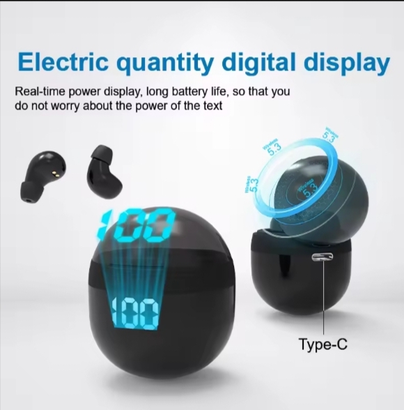 Mini Wireless Sleep Earbuds With LED Digital Display thumbnail 7