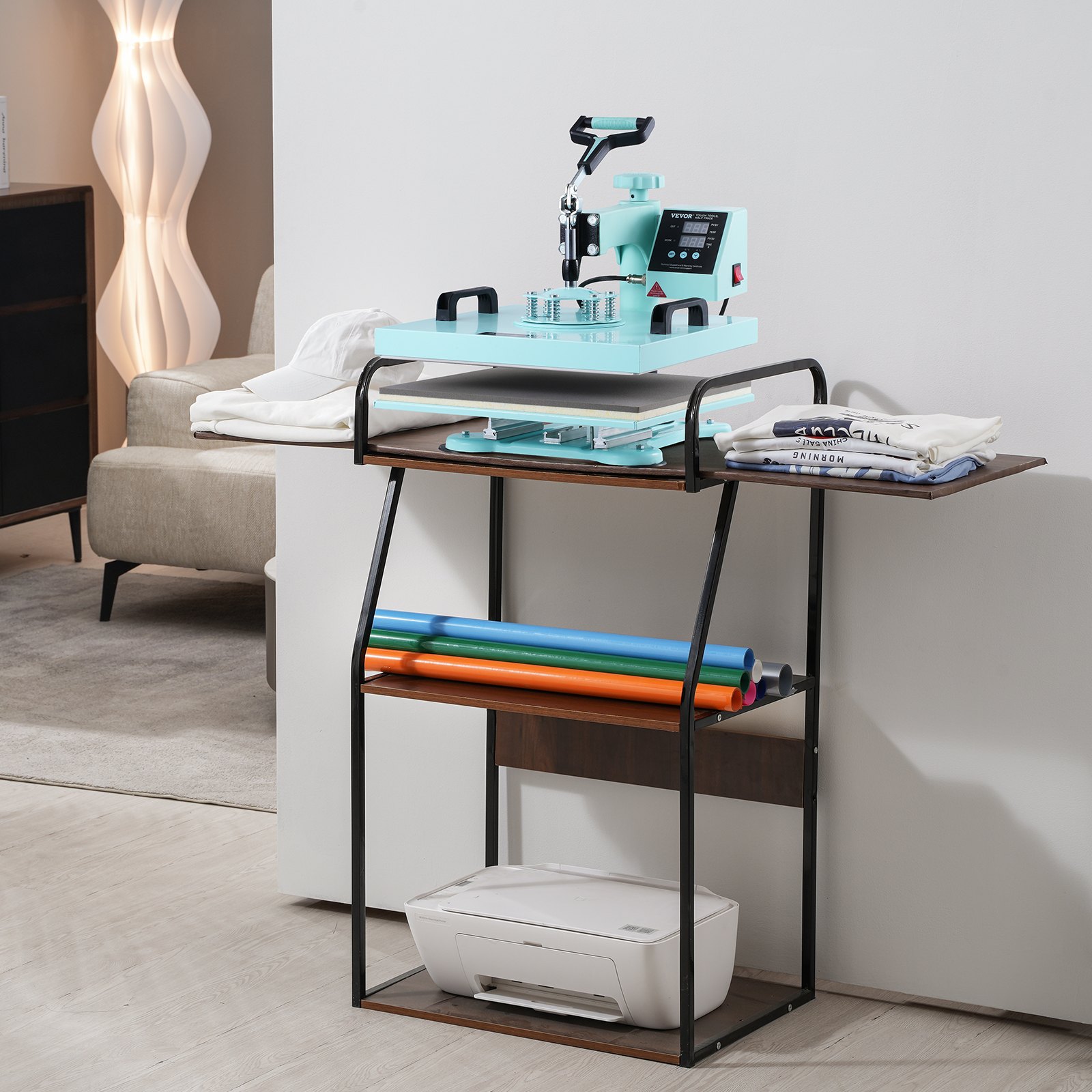 Heat Press Machine 15x15 In 8 In 1 With 30oz Tumbler Press T Shirts Green thumbnail 1