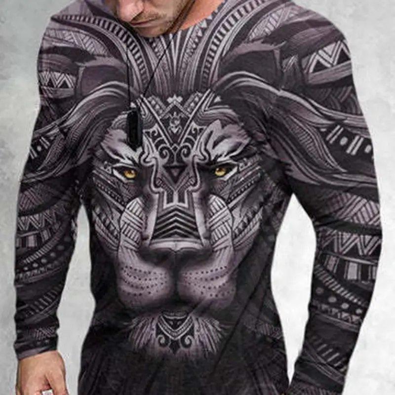 Men's T-Shirt 3D Print Graphic Crew Neck