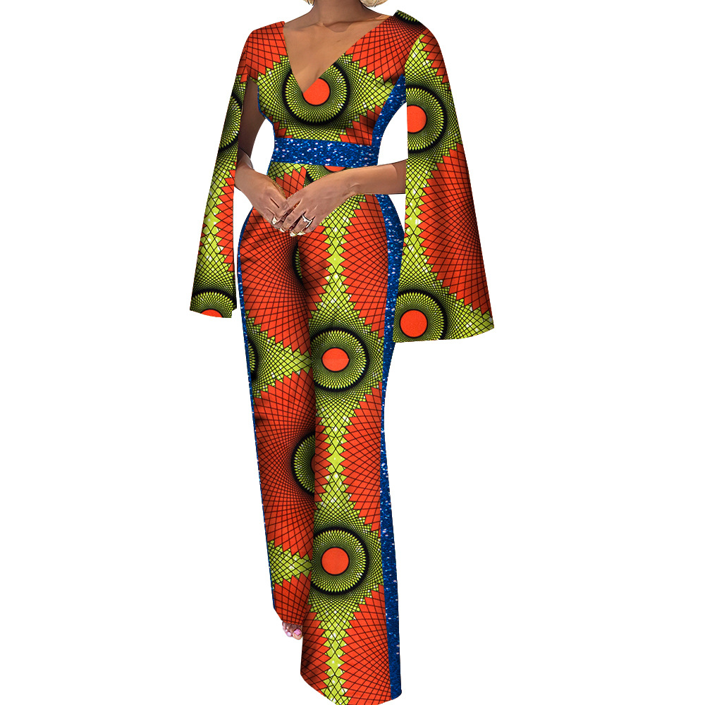Women’s Cotton Ethnic Batik Print Jumpsuit