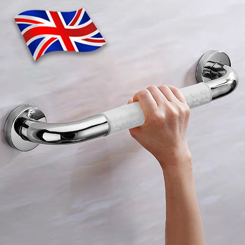50cm Bathroom Grip Shower Tub Grab Bar Safe Handle Handrail Rail Disabled UK — image 8