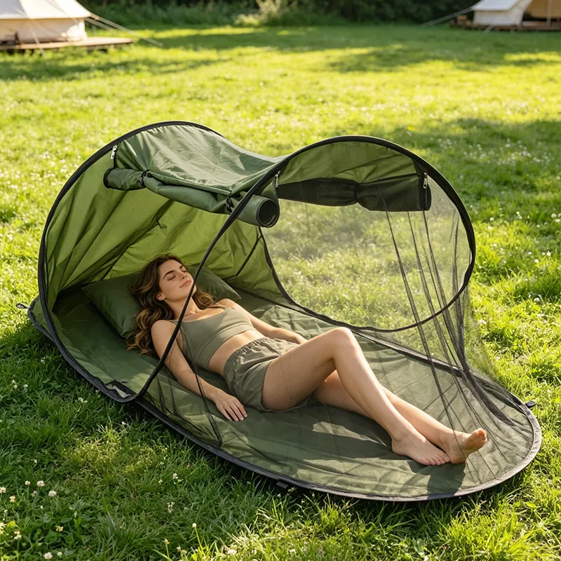 Boat-Shaped Mosquito Net No-Installation Outdoor Camping Tent