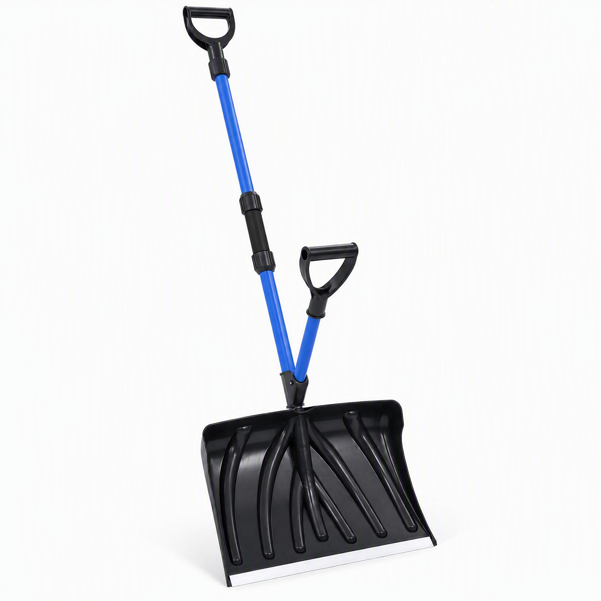 18IN Snow Shovel, Poly Blade, Spring Assisted Handle, Strain Reducing Design image 5