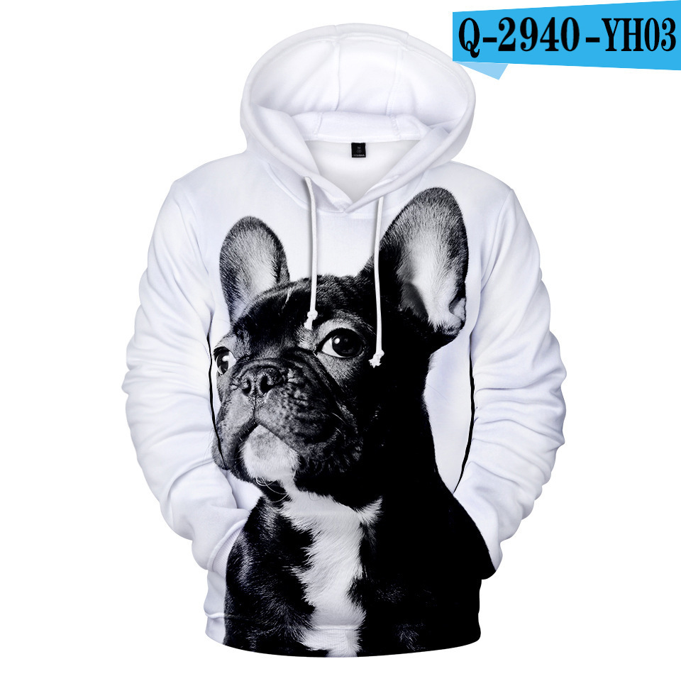 Title 7, Printed 3D Hooded Long Sleeve Sweatshirt