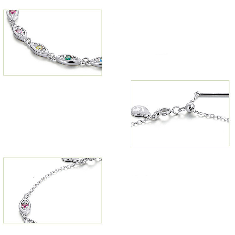 Plating Color Zircon Fashion Simple Hand Decoration