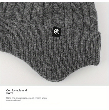 Only Self Pickup-Men's 3-piece Scarf Set --Grey