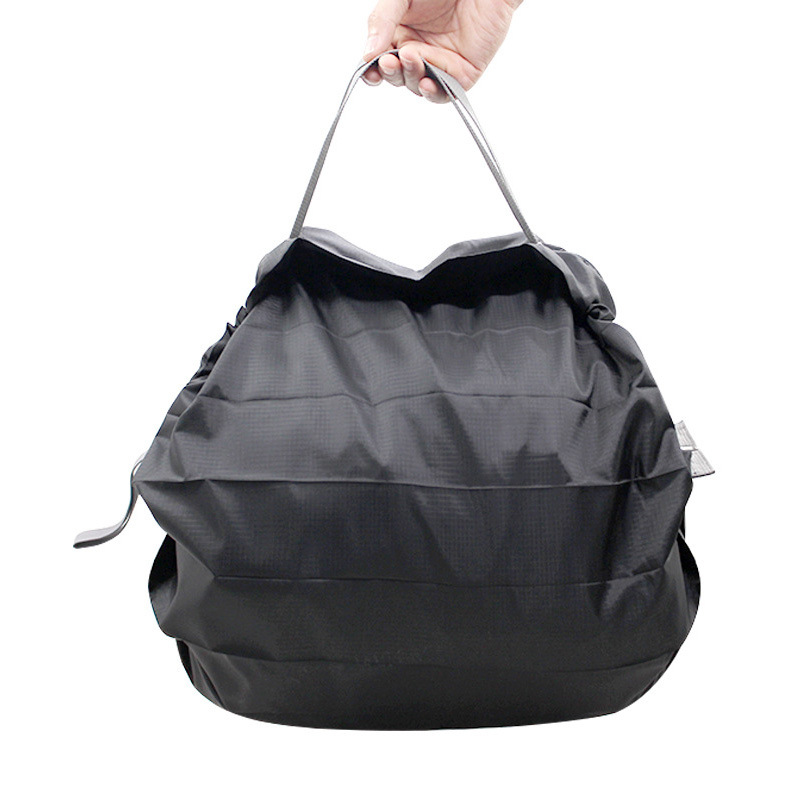 Large Capacity Foldable Polyester Backpack With Safe Bag Black - Shop at LoveMi