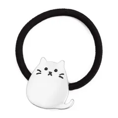 Frosted Matt Golden Cat Chinchilla Hair Rope Head Rope - Silver - View 1