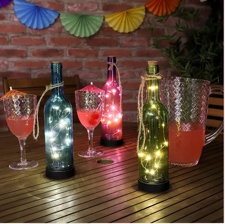 LED Button Light String Copper Wire Lamp