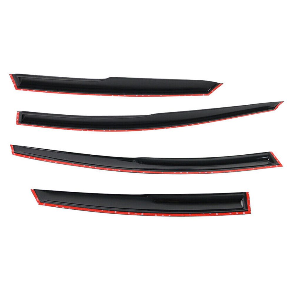 For Ford 2008-2011 Focus Mugen Style Window Visors Rain Sun Guard Vent 4PCS Set