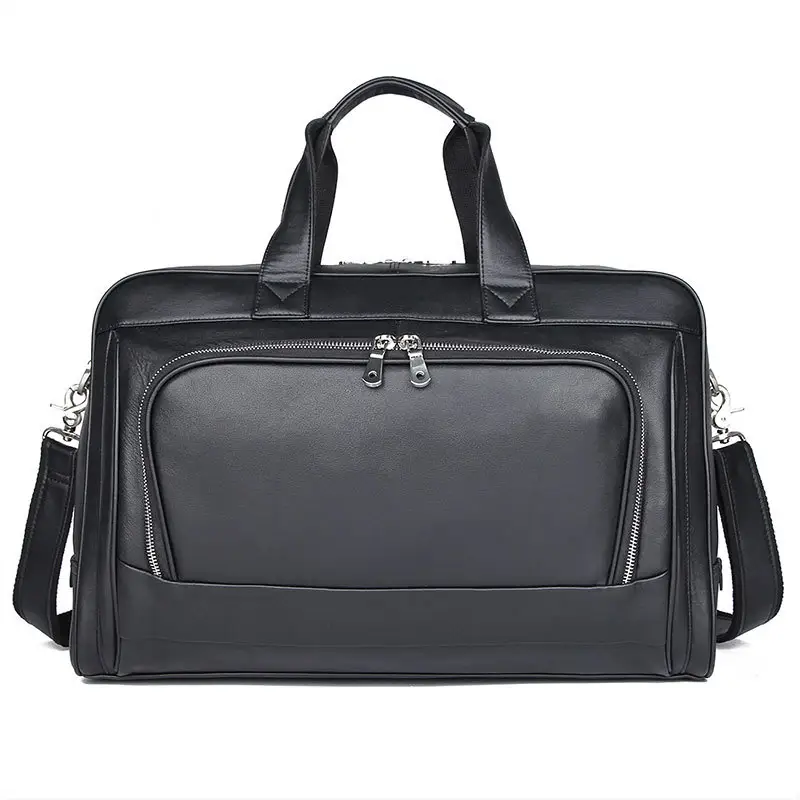 New Leather Business Briefcase First Layer Cowhide