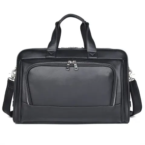 New Leather Business Briefcase First Layer Cowhide Men's Bag