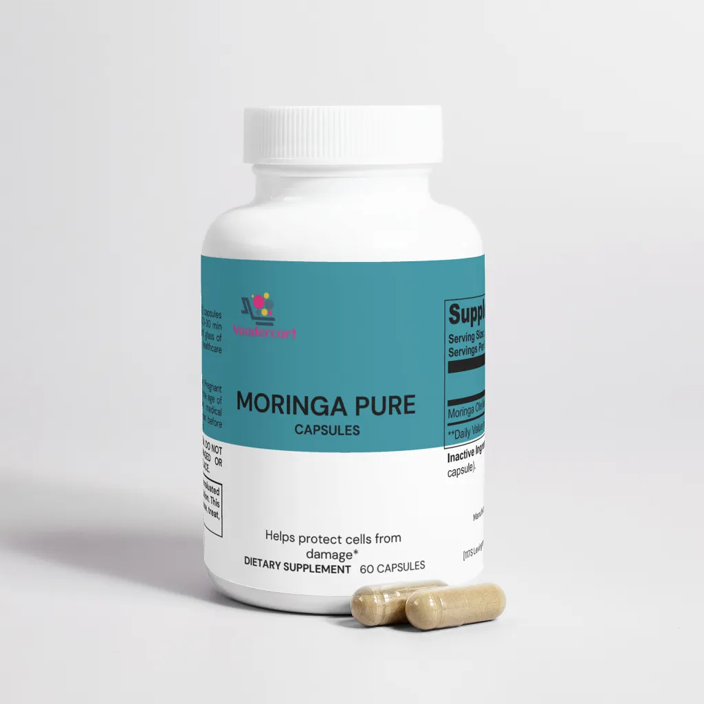 Premium Moringa Pure Nutrient-Rich Superfood For Energy Wellness - Moringa Pure