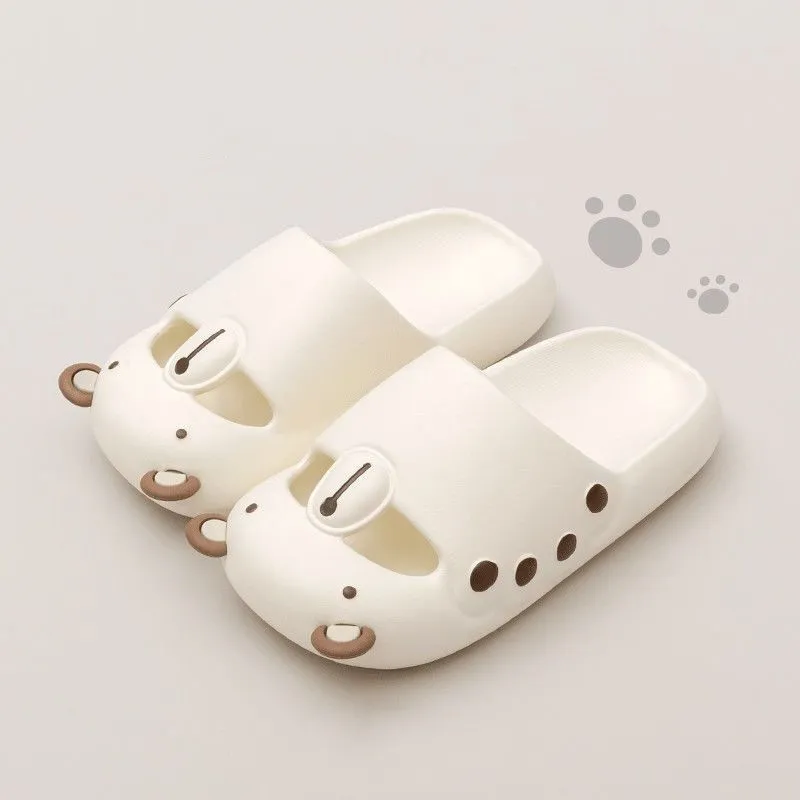 Fashion Step On Shit Sense Sandals - Coffee
