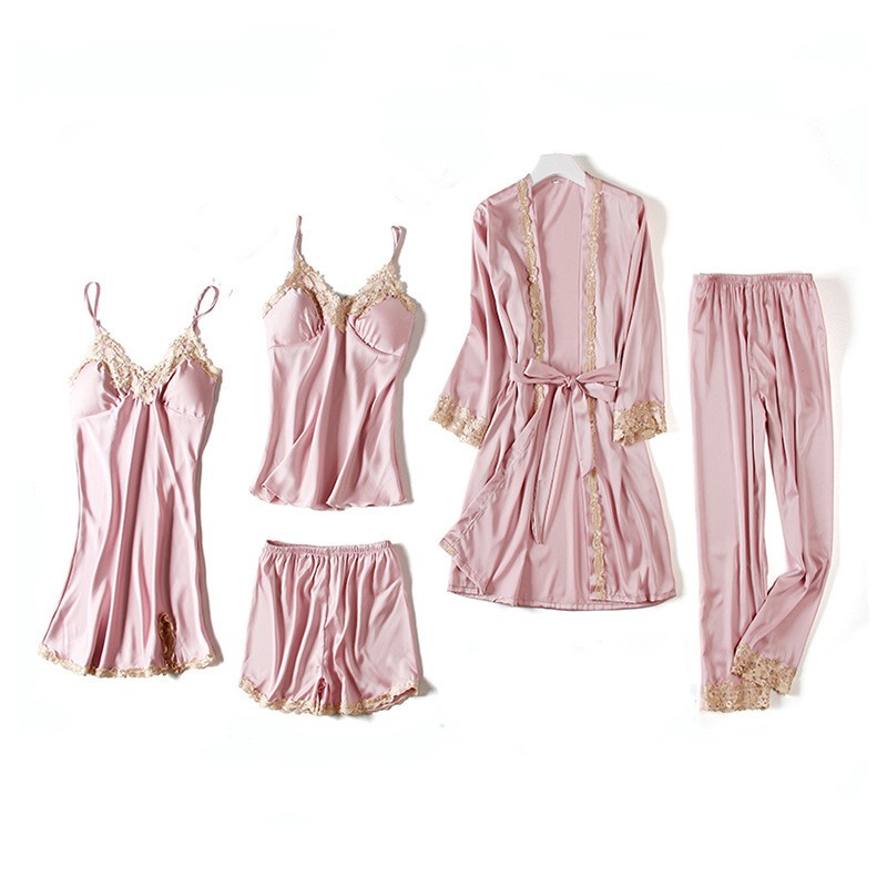 Title 3, Ice Silk Five Piece Sleeping Dress