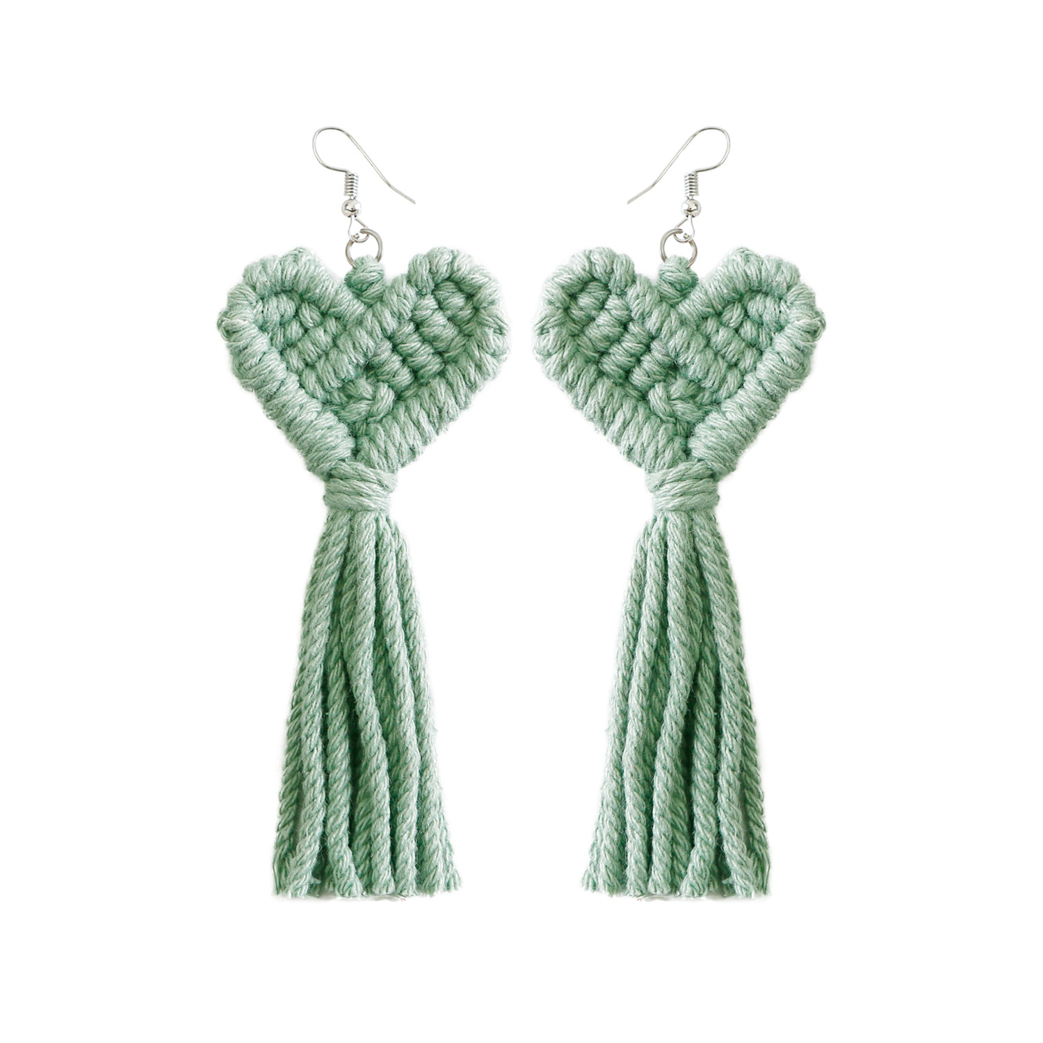 Love Tassel Earrings Temperament Ethnic Style