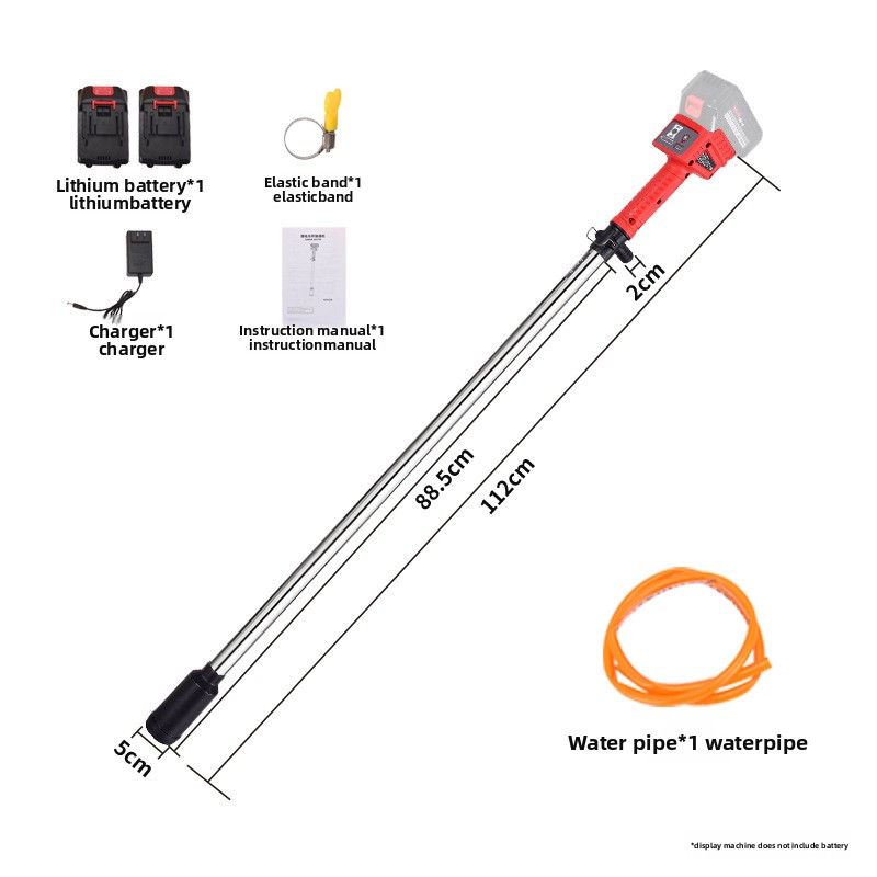 Rechargeable Lithium Battery Water Pump, Handheld Long Pole Multi-functional Water Pump For Swimming Pool Drainage, Garden And Vegetable Plot Irrigation — foto 11
