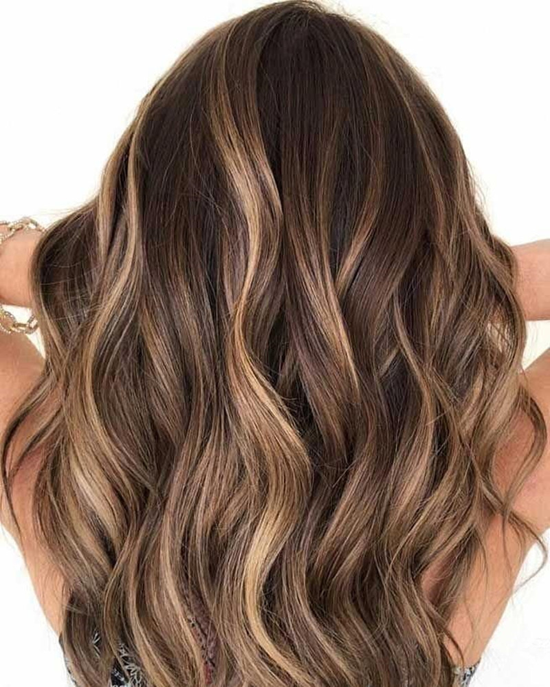 Chemical Fiber Gradient Golden Long Curly Hair — foto 4