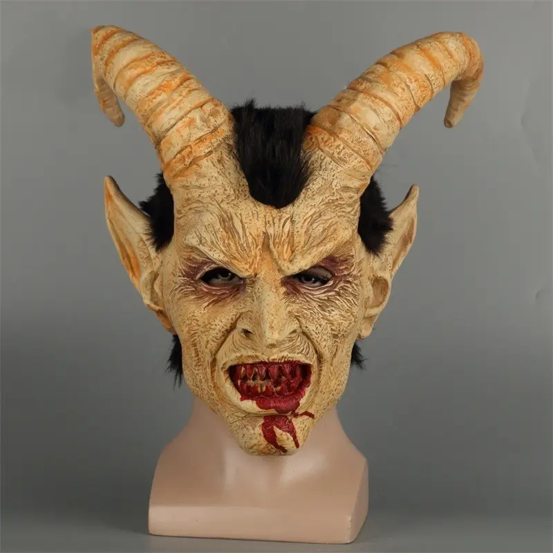 Human Face Lucifer Latex Mask
