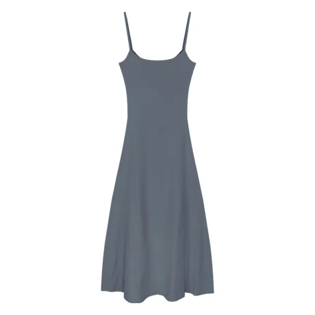 Spicy Girl Elastic Strap Sling Dress Advanced Grey - Shop at LoveMi