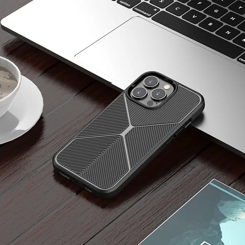 Phone Case Silicone Stripe Soft Fall Prevention