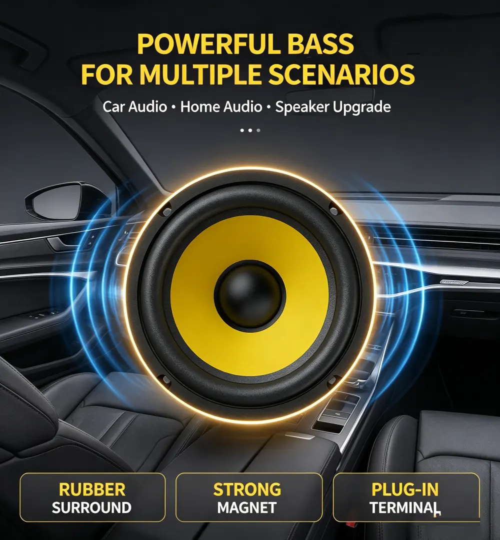 4 5 6.5 8 10 12 Inch Car Subwoofer