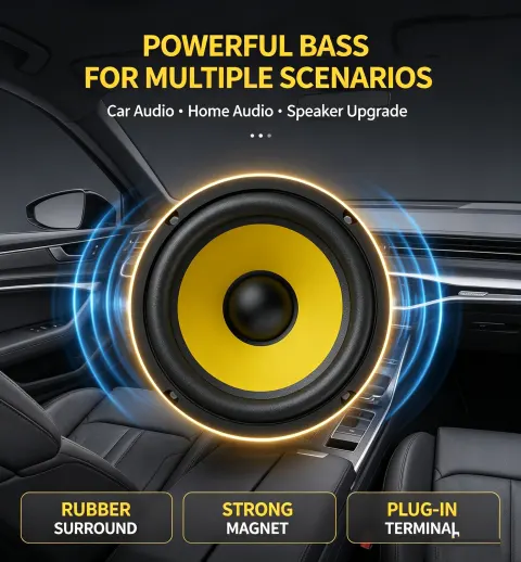 4 5 6.5 8 10 12 Inch Car Subwoofer