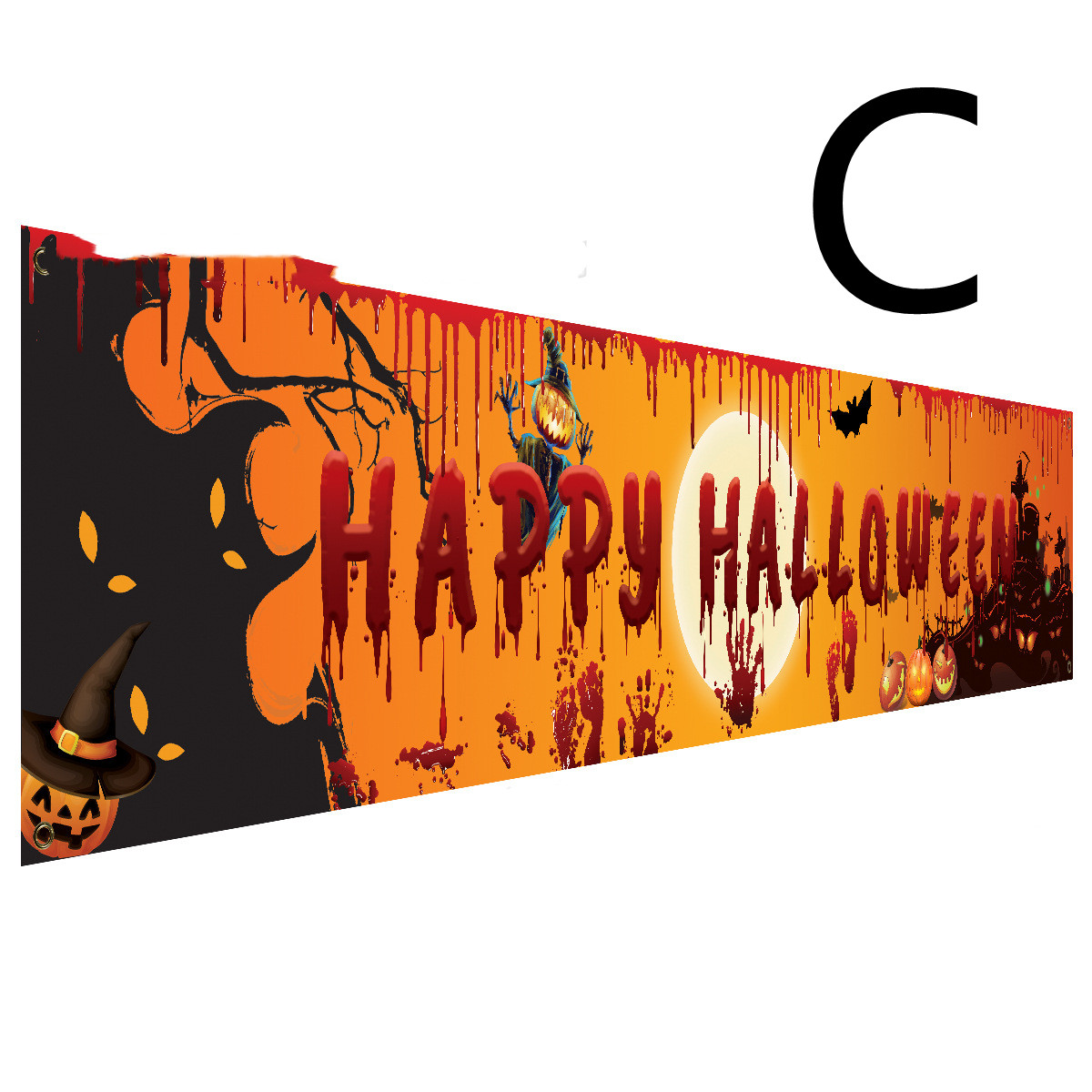 Halloween Theme Party Decoration Banner (A-250x48cm)
