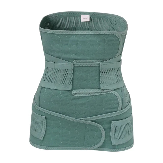 Pregnant Women With Postpartum Belly Belt Widened Belt Crotch Two piece Set Green - Shop at LoveMi