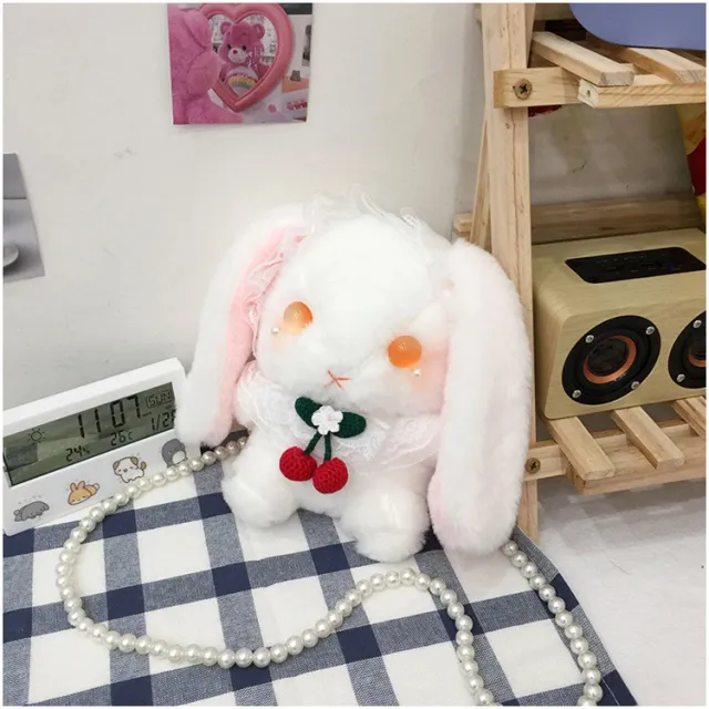 Plush Doll Small Shoulder Bag Girl Doll Shoulder Bag Orange - Shop at LoveMi