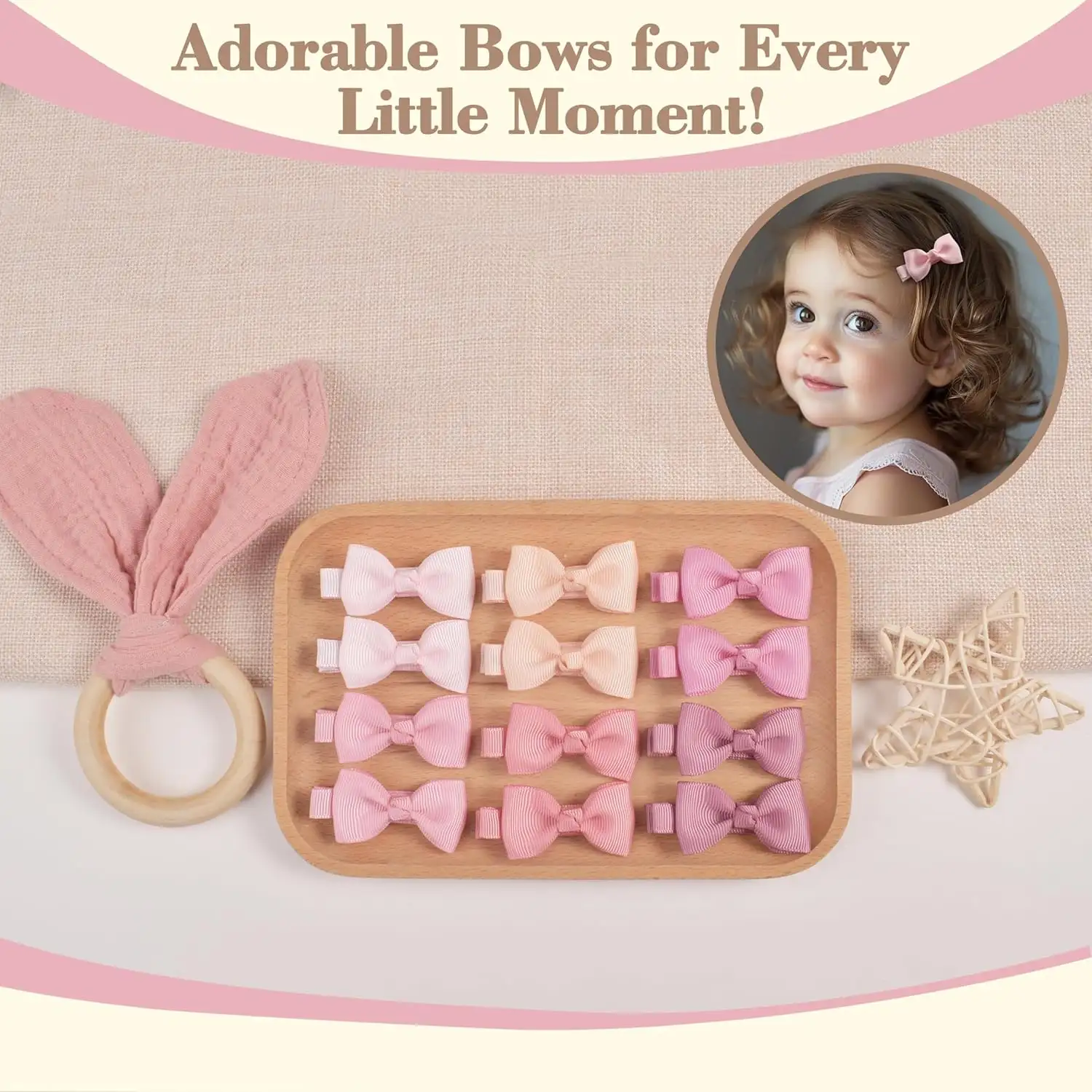 40 80 Pieces Fully Lined No Slip Hair Clips In 20 40 Pastel Colors, Barrettes And Bows For Infants, Toddlers, And Baby Girls