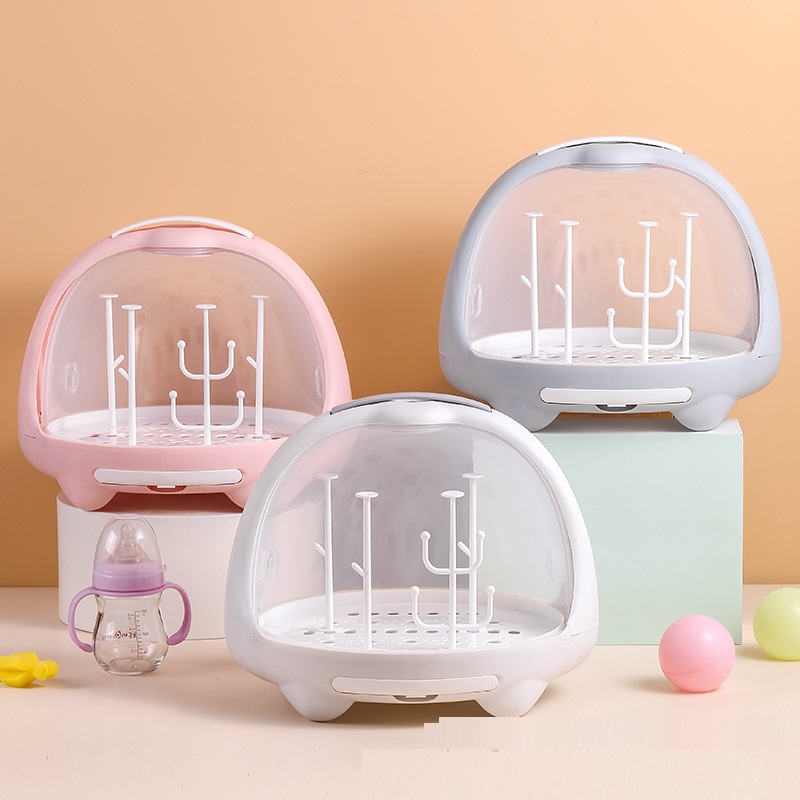 83188e45 b738 47d5 861c 12293458854b - Baby Cutlery Bottle Storage Box Drain Rack