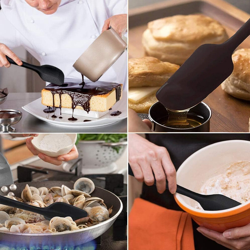 Silicone Spatula Set Of 4 Pcs 315 Heat-Resistant Non Stick Rubber Spatulas — image 8