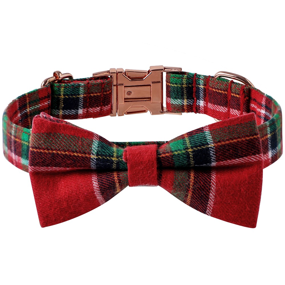 Red plaid bow