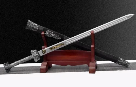 HanwangIntegral Sword High Manganese Steel Self-Defense Cold Weapon Collection-Grade