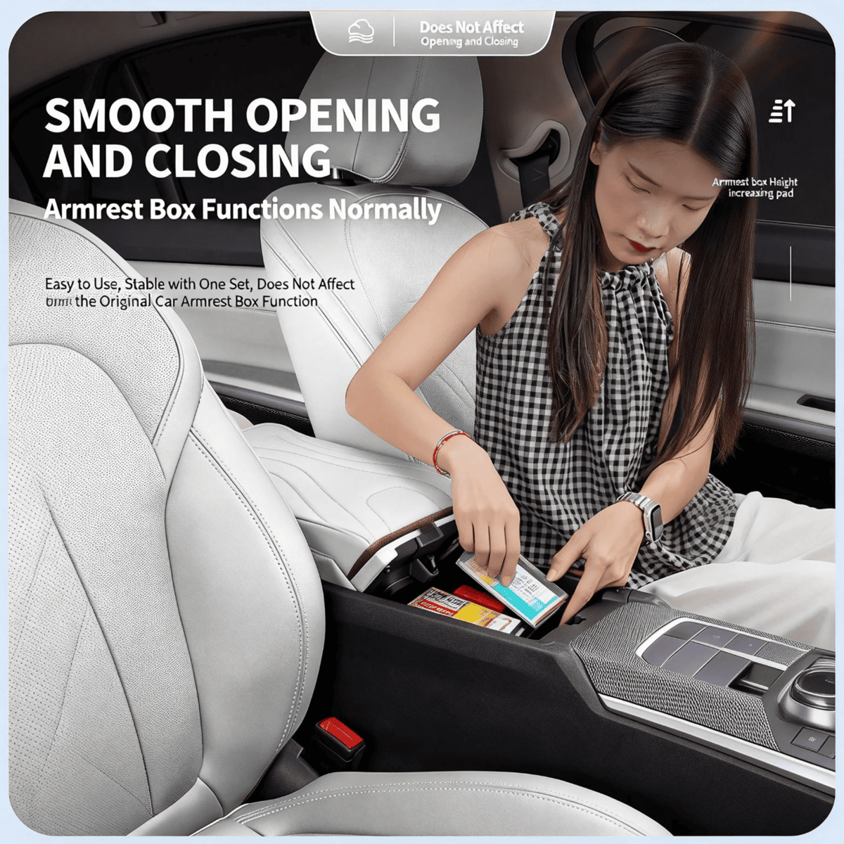 Coussin Console Centrale Voiture — Confort et Protection des Accoudoirs - image 4