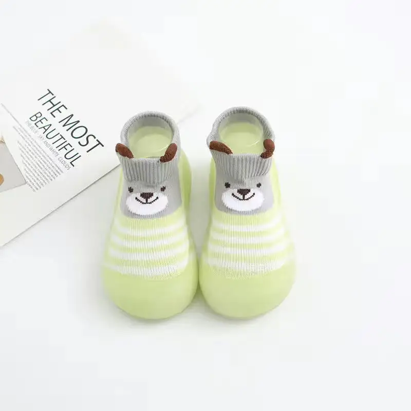 Toddler Sock Shoes with Rubber Sole for Boys and Girls