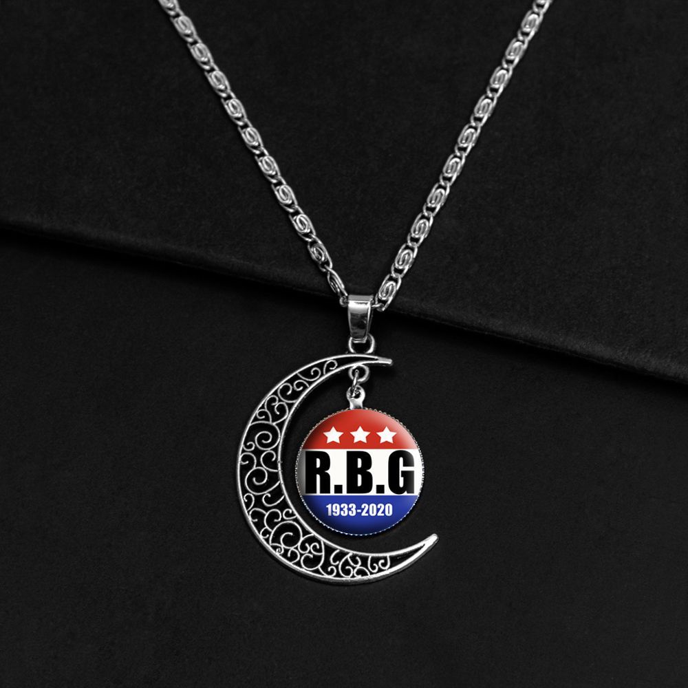 Creative Vintage Time Gemstone Moon Necklace