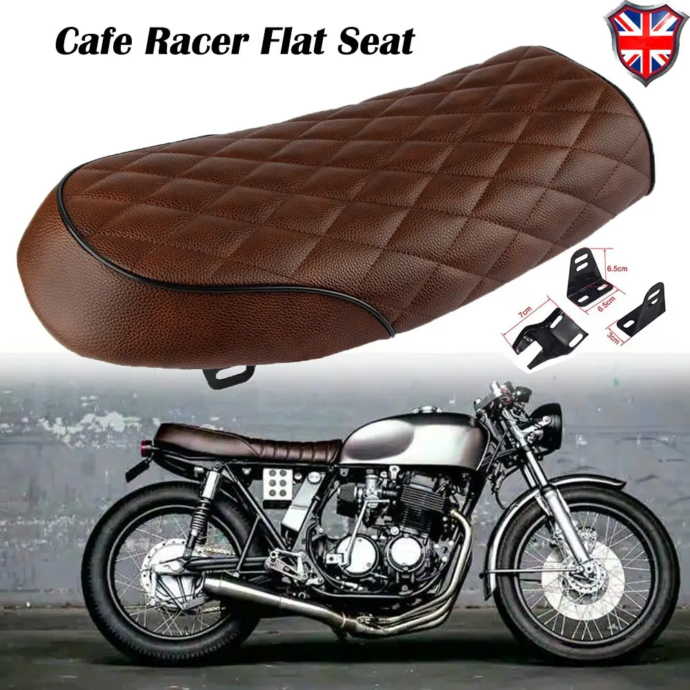 Universal Motorcycle Seat Flat Brat Saddle