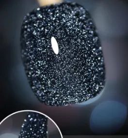 10ml Glitter Nail Gel Polish Primer UV Nail Gel Varnish - Star Blue
