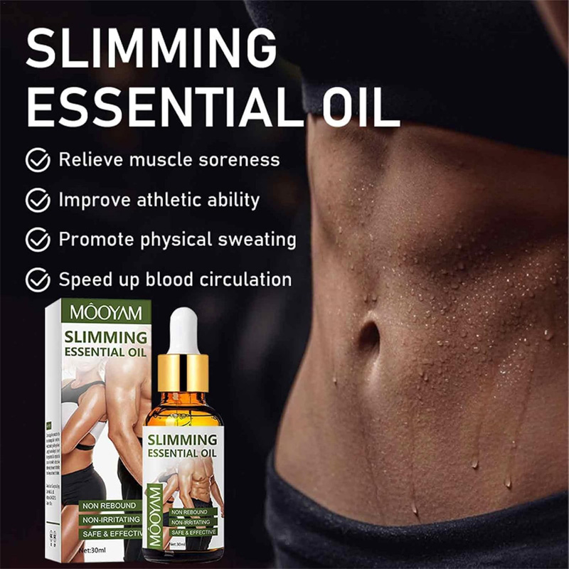 Slimming Oil,30ml Belly Drainage Slimming Oil With Natural Plant Extracts - Moisturizing Slimming Essential Oil Fast Burner For Belly, Waist, Arms, Legs, Butt