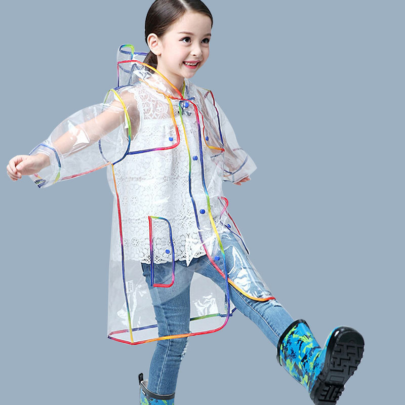 Title 3, Transparent Thickening Eva Raincoat For Element...