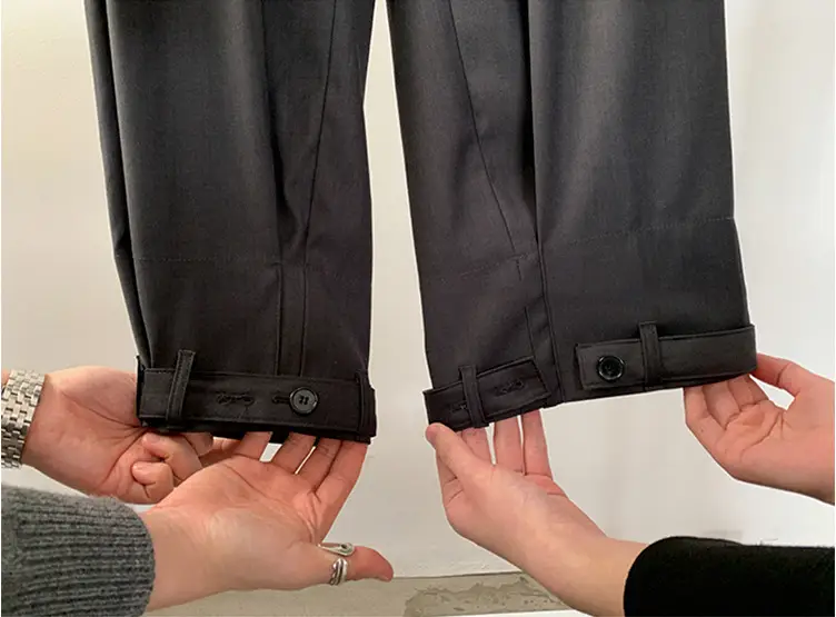 Temperamentality City Trend Tie Foot Nine Minutes Pants