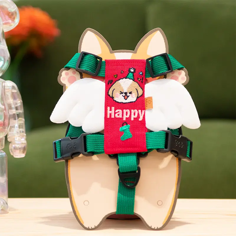 Pet Angel Wings Chest Strap Can Embroider