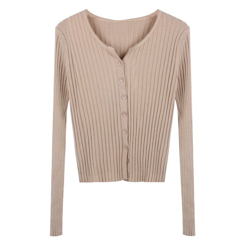Slim Thin Sweater Cardigan Coat Woman